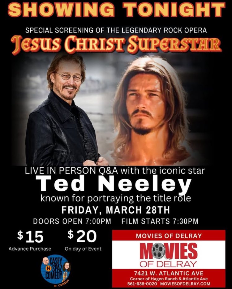 TedNeeley's tweet image. Tonight!!! Come join us #DelrayBeach #WestPalmBeach #Jupiter #Boca
