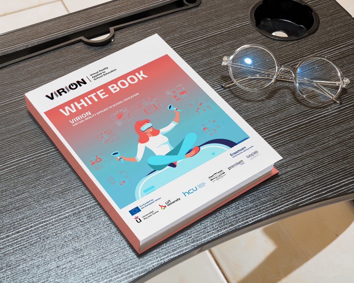 📖 VIRION White Book is here!

👉🏼 If you're a teacher, an education administrator or part of a tech company, this is for you!

✅ Guides and lesson plans to transform learning in Maths, Physics, Chemistry &amp; Biology with VR.

📥 Download at virion-project.eu/white-book

#ErasmusPlus 🇪🇺