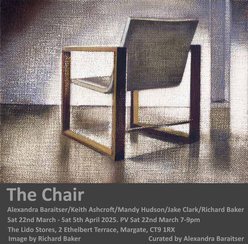 Excited to be exhibiting in The Chair at The Lido Stores, Margate