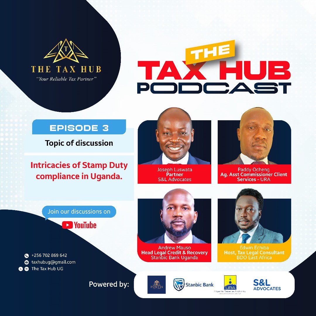 🎙️ EPISODE 3 of the Tax Hub Podcast is coming through bigger &amp; better! 

📌 Leading Tax Consultants &amp; Industry experts joined us to breakdown the intricacies of stamp duty compliance. 

📌 We were also honored to have the Taxman on this episode to share with us better insights.