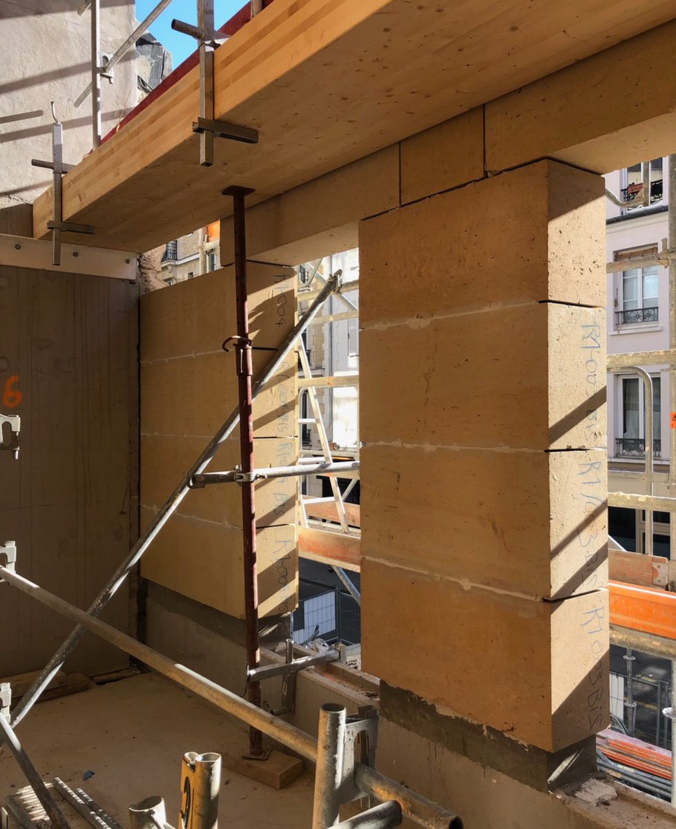 Out of nowhere France has seemingly reinvented modern construction

Six social housing apartments in Paris, with load bearing stone walls and mass timber floors

Neufville Gayet Architecture