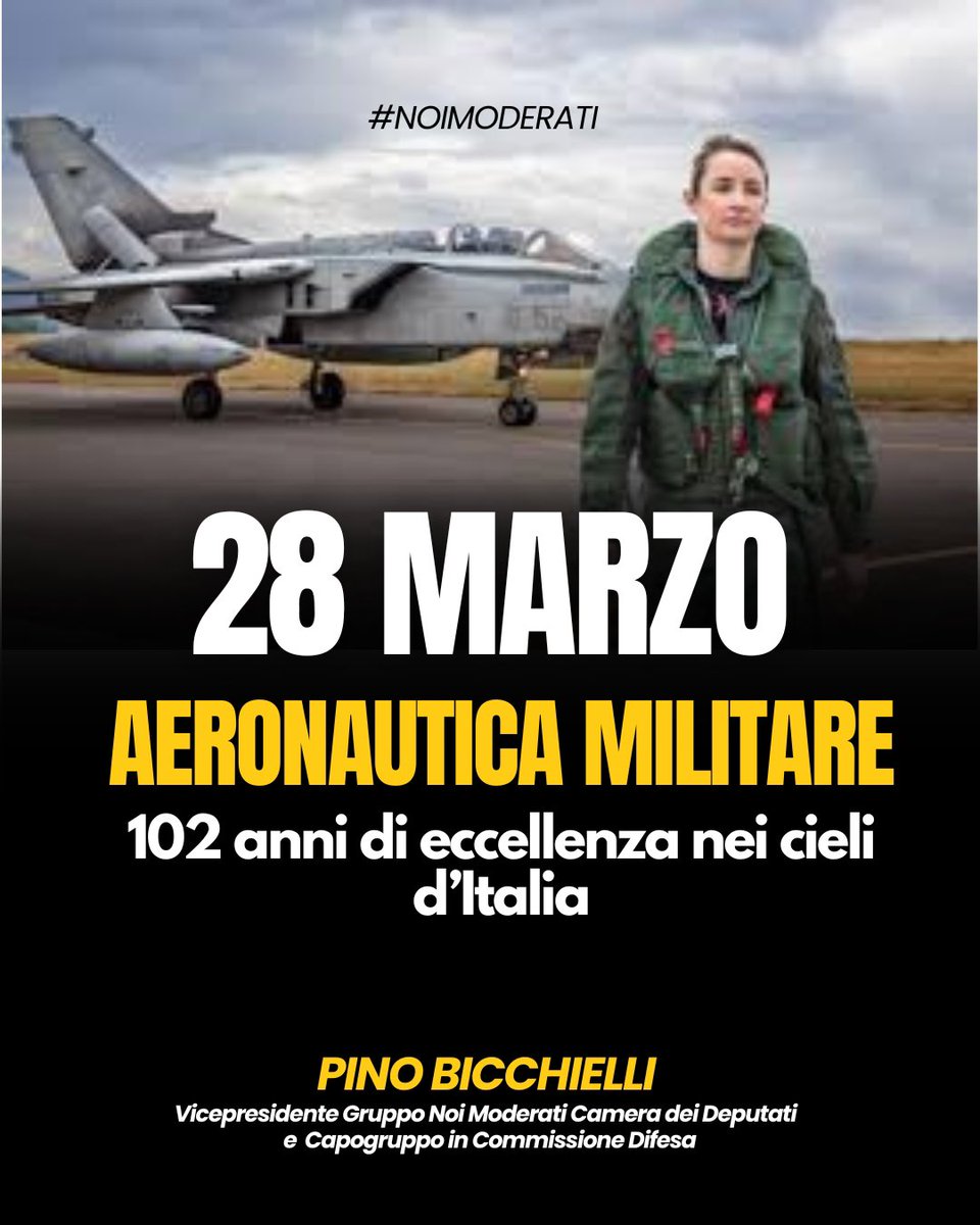 Oggi l’Aeronautica Militare compie 102 anni! Una Forza Armata che protegge lo spazio aereo nazionale, partecipa a missioni internazionali, interviene in soccorso e supporta in emergenze. Onorato di partecipare alla cerimonia a Pratica di Mare. #AeronauticaMilitare #102Anni