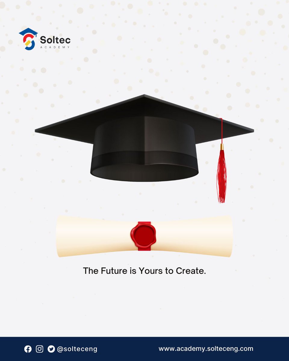 solteceng's tweet image. Hard work pays off!

Success belongs to those who dare to dream and put in the effort.

To all graduates, keep learning, keep growing, and keep building the future
#soltecacademy #technology #skills #training #future #Tech #engineering #students