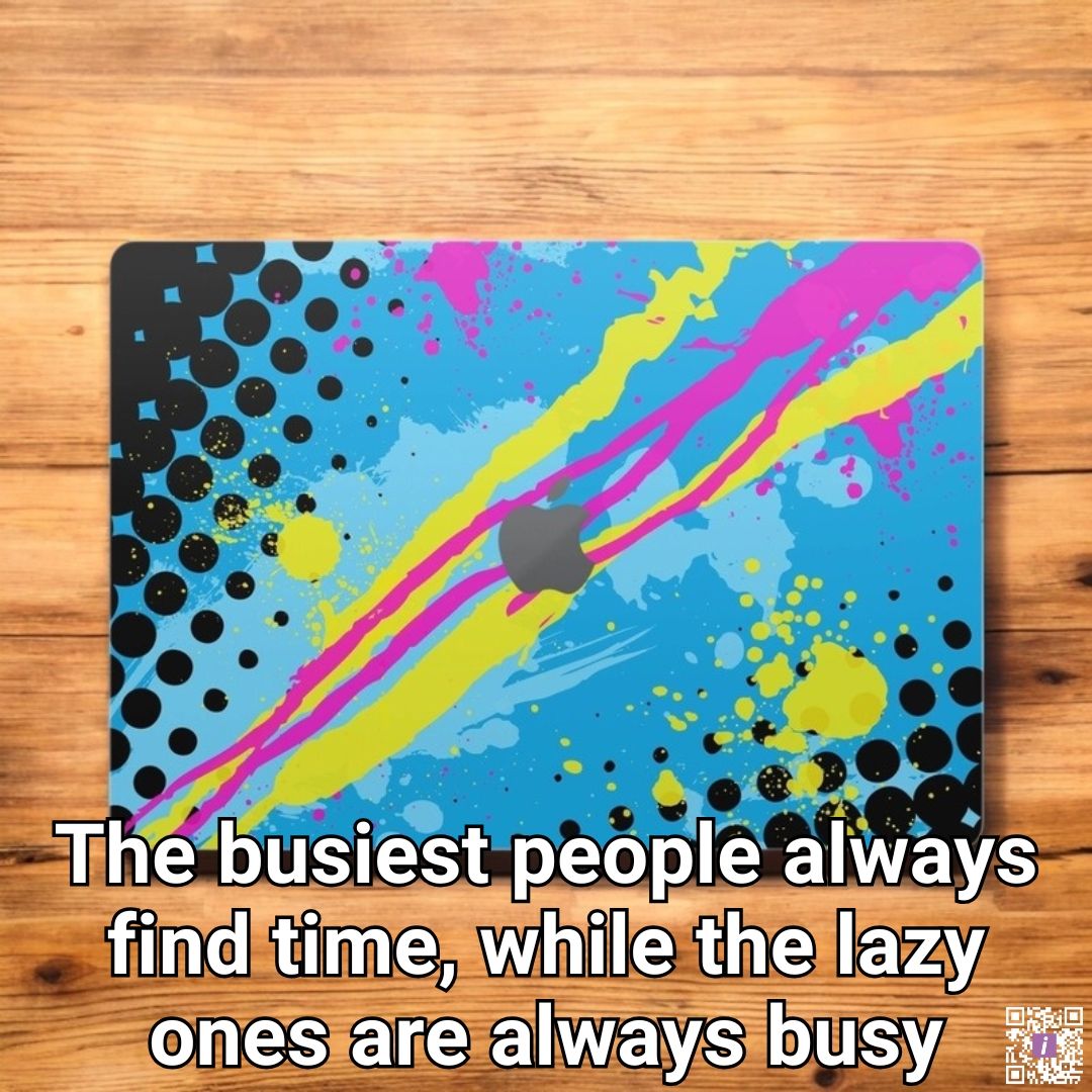 iStylescom's tweet image. If you want something done, ask the most busy person.

#BusyVsLazy #TimeManagement #MacBookSkin #BusyPeople #Productivity #CreativeDesign #LaptopStyle #ColorfulTech

Featuring Acid Apple MacBook Skin
👉 istyles.com/x/macbook-find…
