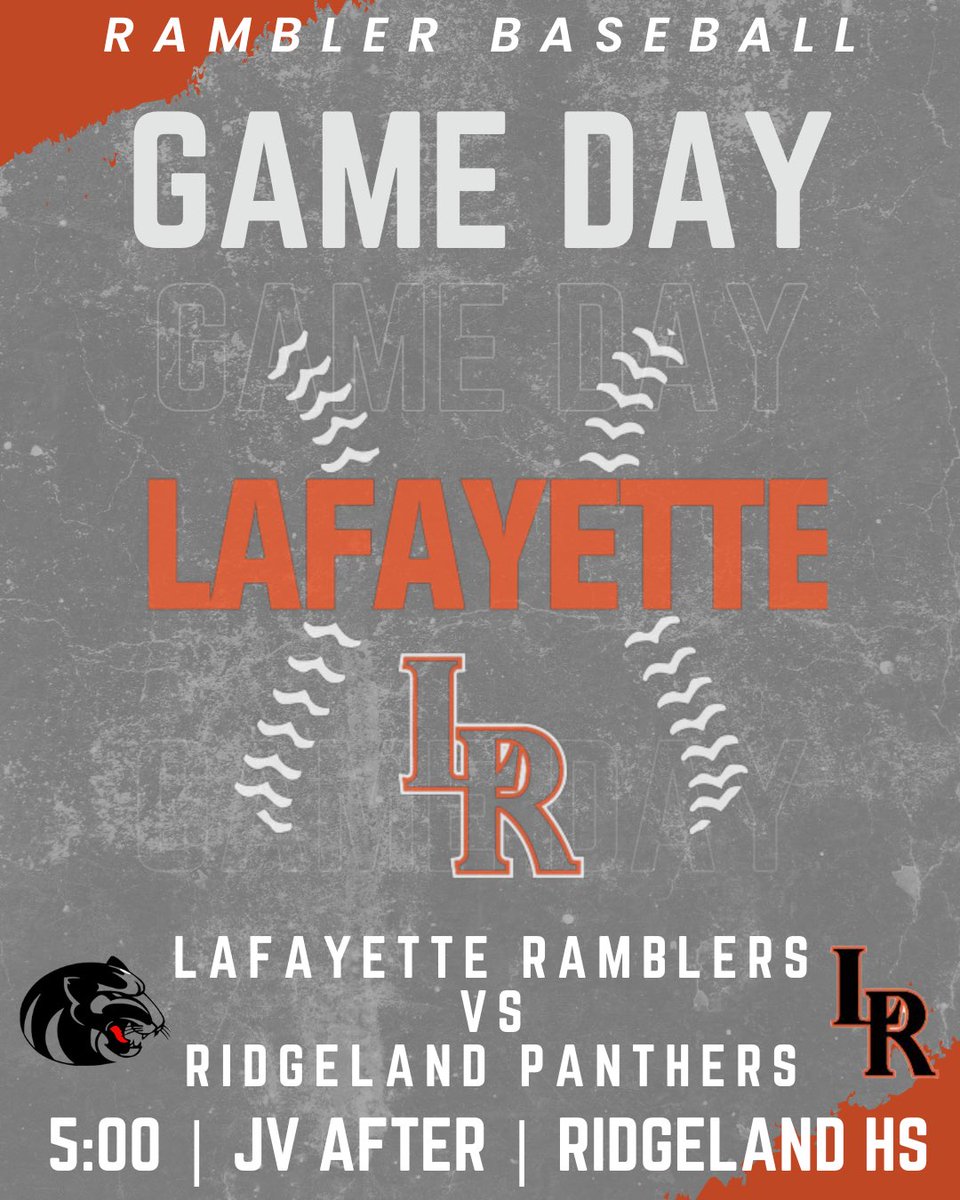 Game 3!! Let’s get it!!

Ramblers 🆚 Panthers
⏰ 5:00 | JV after
📍 Ridgeland HS

TEAM
———
me