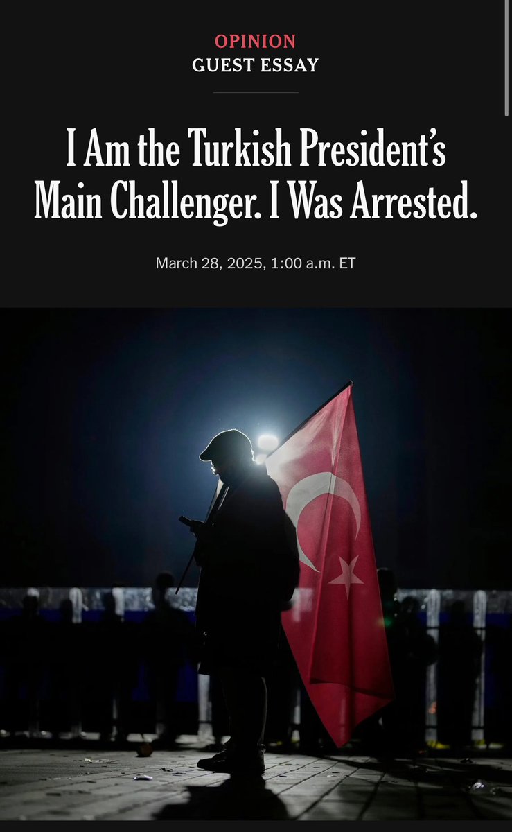Ekrem İmamoğlu’s piece for the <a href="/nytimes/">The New York Times</a>