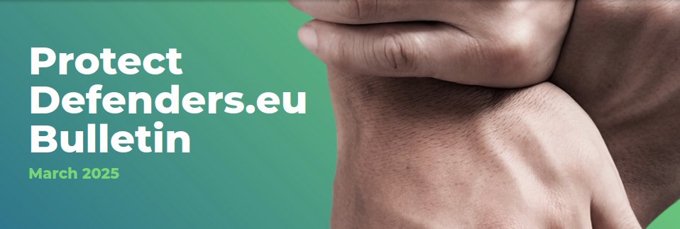🔎This month's Index: 

Alerts: 40 Attacks; Support delivered: 691 HRDs supported through our programmes. 

Check our bulletin for more information on our programmes and comprehensive support we deliver worldwide.  tinyurl.com/ybbwmxus
