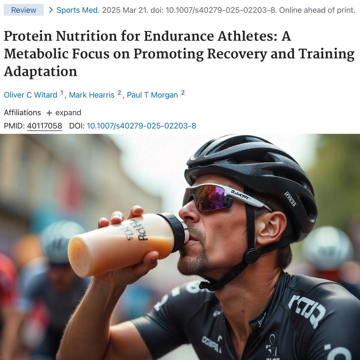 Protein for Endurance Athletes 🍗

This new review of the research provided an update on protein for endurance athletes with a specific focus on…

🔋 Recovery
🫀 Training adaptations

Here are the key updates ⬇️

🔬 Advancements in testing (e.g. indicator amino acid oxidation)