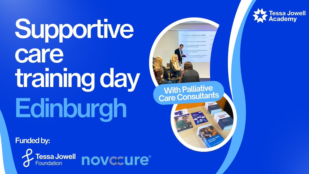 Tessa Jowell Brain Cancer Mission (@tjbcmission) on Twitter photo We are delighted to be hosting the Tessa Jowell Academy Supportive Care Training day in Edinburgh today! 🎉
Led by palliative care consultants <a href="/drcarolinebarry/">Caroline Barry</a> , <a href="/RobertBrodrick1/">Robert Brodrick</a> and <a href="/ggupta/">Gurpreet (she/her)</a> We are delighted to be hosting the Tessa Jowell Academy Supportive Care Training day in Edinburgh today! 🎉
Led by palliative care consultants <a href="/drcarolinebarry/">Caroline Barry</a> , <a href="/RobertBrodrick1/">Robert Brodrick</a> and <a href="/ggupta/">Gurpreet (she/her)</a>