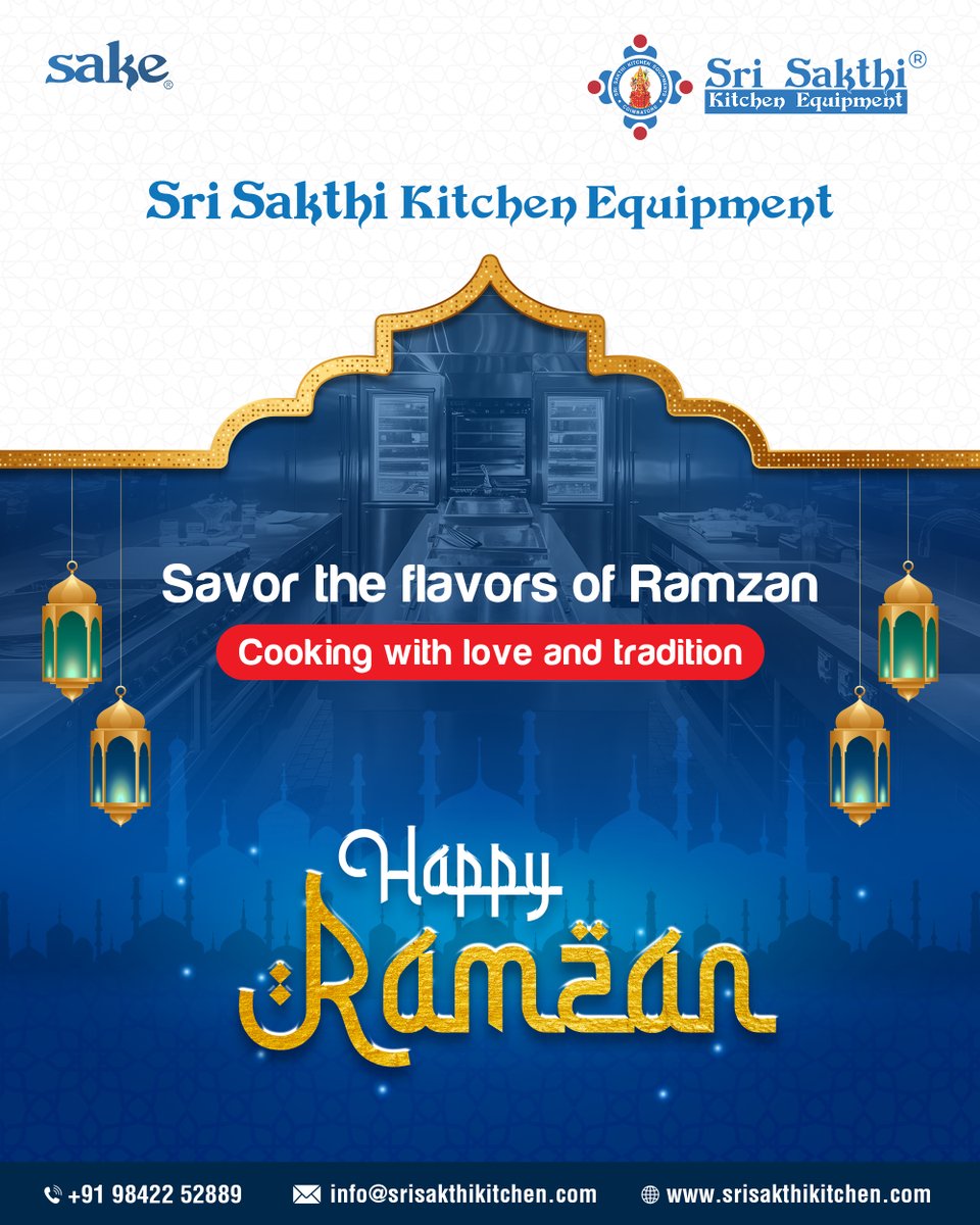 sakthi_kitchen's tweet photo. Let every meal be a celebration! This Ramzan, cook with ease and serve with love using top-quality kitchen equipment. From crispy aromatic biryanis, create the perfect feast for your loved ones. 🍛🌟

#Ramzan #Ramadan #RamadanKareem #RamadanMubarak #SAKE #SriSakthiKitchen https://t.co/nbkmXPMbw9