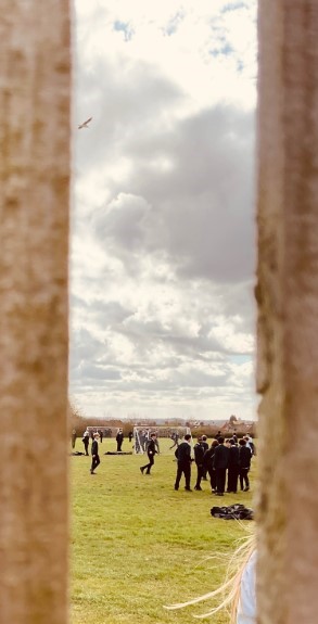 Huxlow's tweet image. Our students making the most of their break today on the field, enjoying the fresh air and good company.  📷📷 #HuxlowPride #FieldFun #StudentJoy