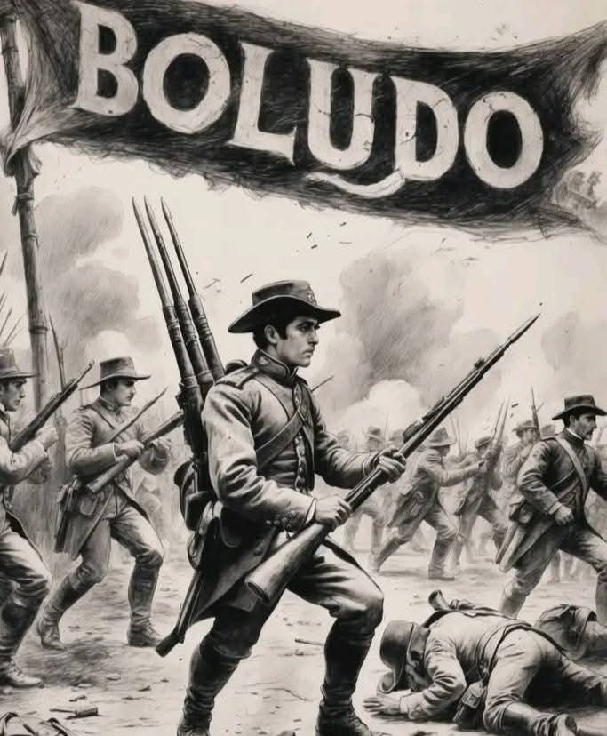 Pocos saben que la palabra "boludo", tan común en Argentina y Uruguay, no nació como un simple insulto. En el siglo XIX, durante las guerras de independencia y las guerras civiles argentinas, se usaba para referirse a los jóvenes soldados inexpertos que llevaban boleadoras.