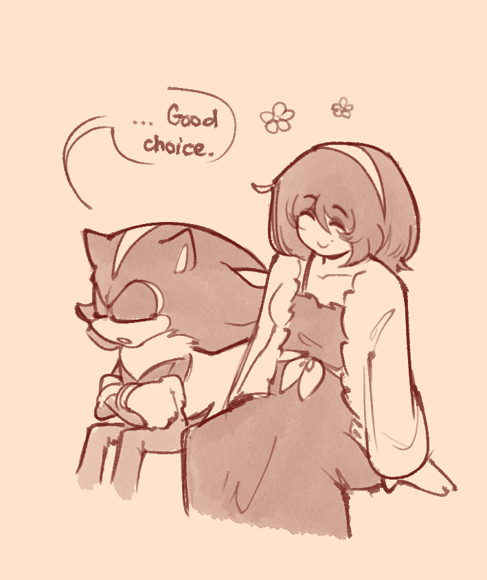 sunhatgirl's tweet photo. my friend @iguessitswes asked me if i could spend a day with any sonic character who would it be. i told him shadow, and this is a scenario he gave me https://t.co/0iEmvuFEYi