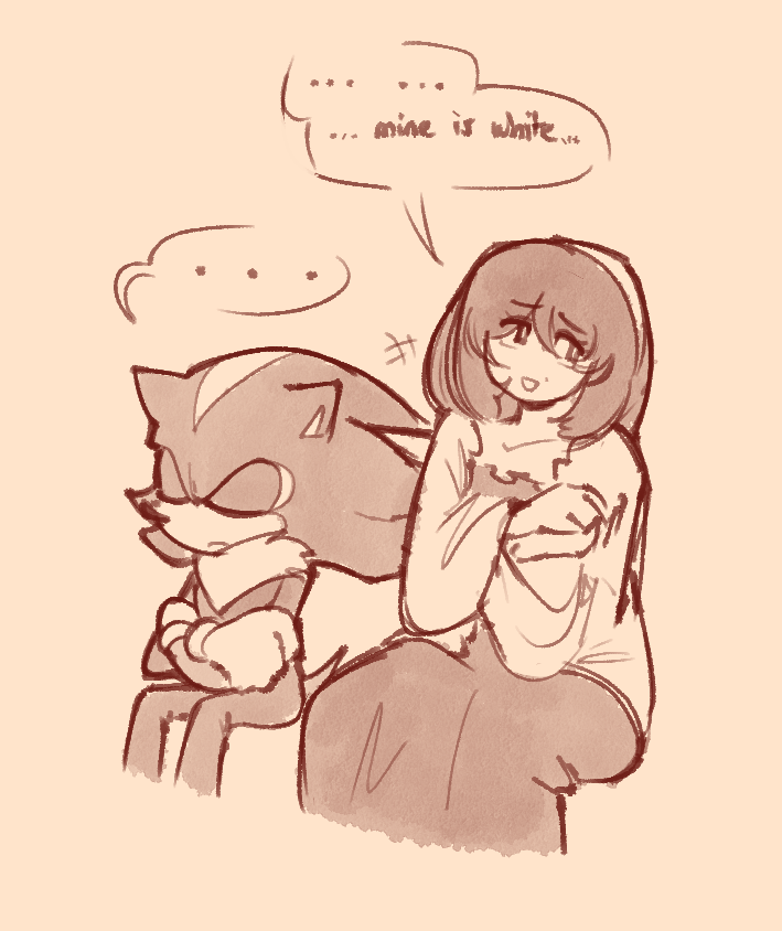 sunhatgirl's tweet photo. my friend @iguessitswes asked me if i could spend a day with any sonic character who would it be. i told him shadow, and this is a scenario he gave me https://t.co/0iEmvuFEYi