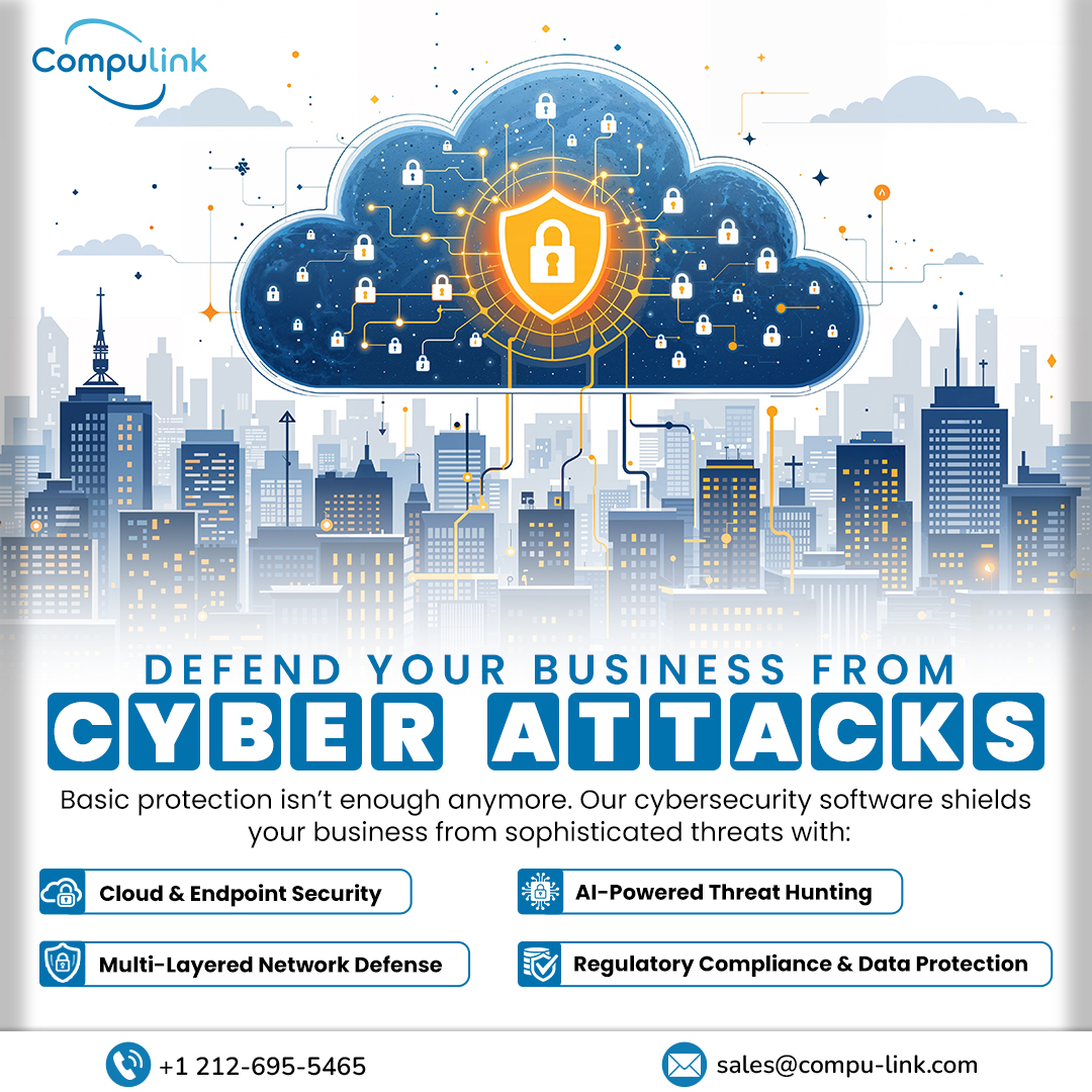 CompulinkTech's tweet image. Keep your business safe with cloud &amp;amp; endpoint security, AI-powered threat detection, and multi-layered network defense. Ensure regulatory compliance while safeguarding your data from threats.
.
📩 sales@compu-link.com
📞  +1 212-695-5465
.
#Compulink #CyberSecurity
