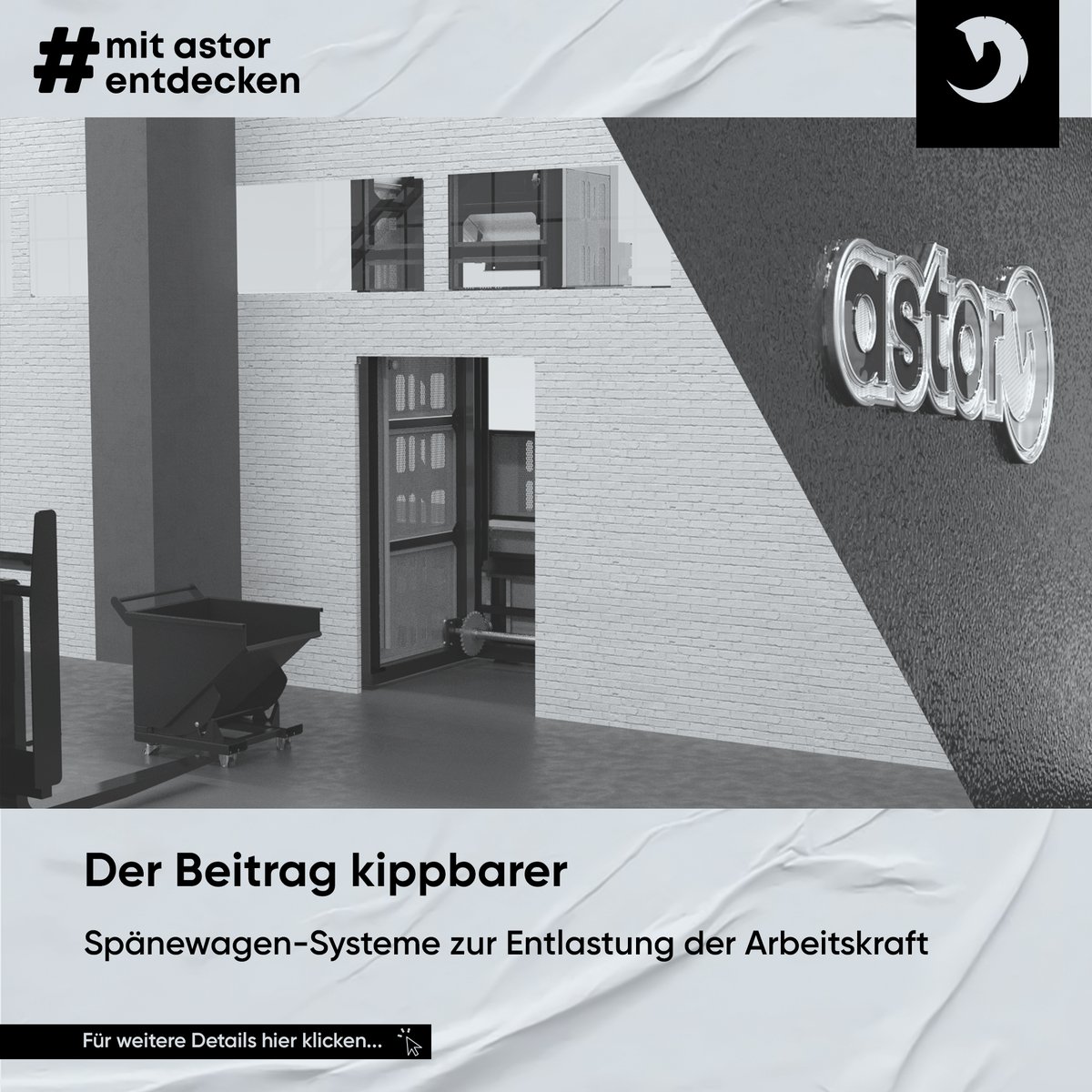 AstorEurope's tweet photo. Steigern Sie Effizienz und Sicherheit in Ihrer Produktion mit kippbaren Spänewagen! Erfahren Sie mehr über ihre Vorteile und Funktionsweise in unserem neuesten Blogartikel. 
https://t.co/YSsp98Lal3

 #Produktion #Arbeitssicherheit #Effizienz #Spänewagen https://t.co/Y6M1cTbgFZ