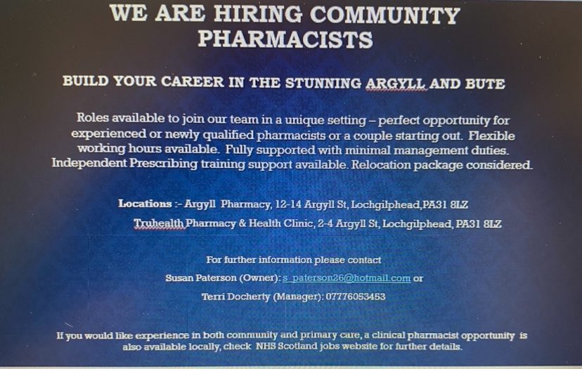 TerriDocherty's tweet photo. Exciting opportunity 👌🏻 https://t.co/JEC5VnhCpO
