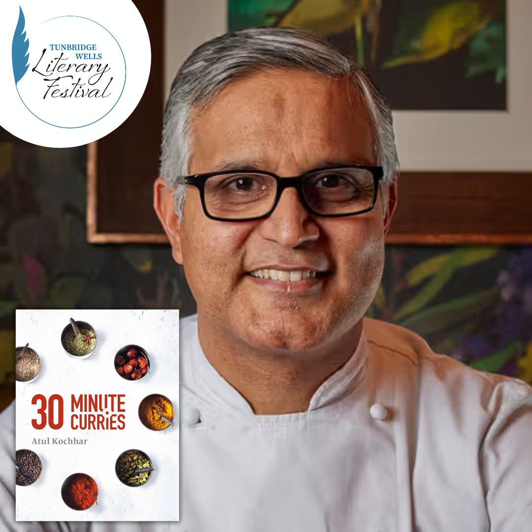A fine dining experience including a three-course meal, a welcome drink, and Q&amp;A with Atul Kochhar!🍽✨

Enjoy a specially curated meal at Essence at the Pantiles, plus a live Q&amp;A and book signing. 

📅 Sunday, May 11th

Book your tickets today at: twlitfest.co.uk/event/literary…