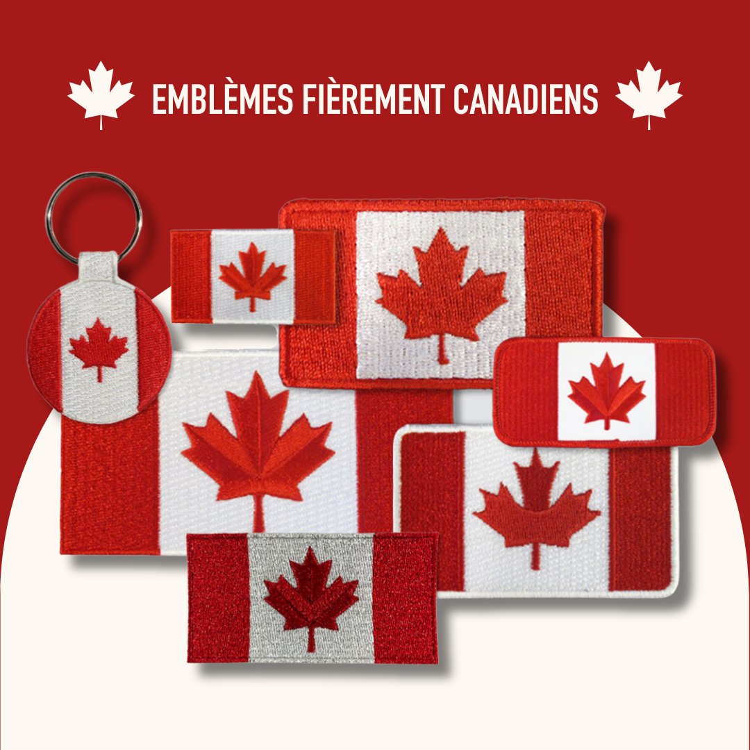 Emblemtek's tweet photo. Canadian Pride! 

Celebrate what it means to be Canadian with your own custom-designed embroidered emblems! Whether you’re a small business or a large corporation, we’ll help you create emblems that show off your Canadian pride 🍁

#CanadianPride #OhCanada #TrueNorth https://t.co/m3uauXh4jt