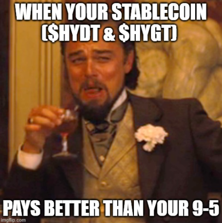 Mikeyyyy_nad's tweet photo. Why settle for low yields when @HydtProtocol  is out here offering up to 30% APY on stablecoin staking? 💰🚀

Secure, transparent, and built to last, $HYDT is changing the game!  #Hydtprotocol #Hydt

Enjoy the memes, ty! https://t.co/wscXNM3r7I