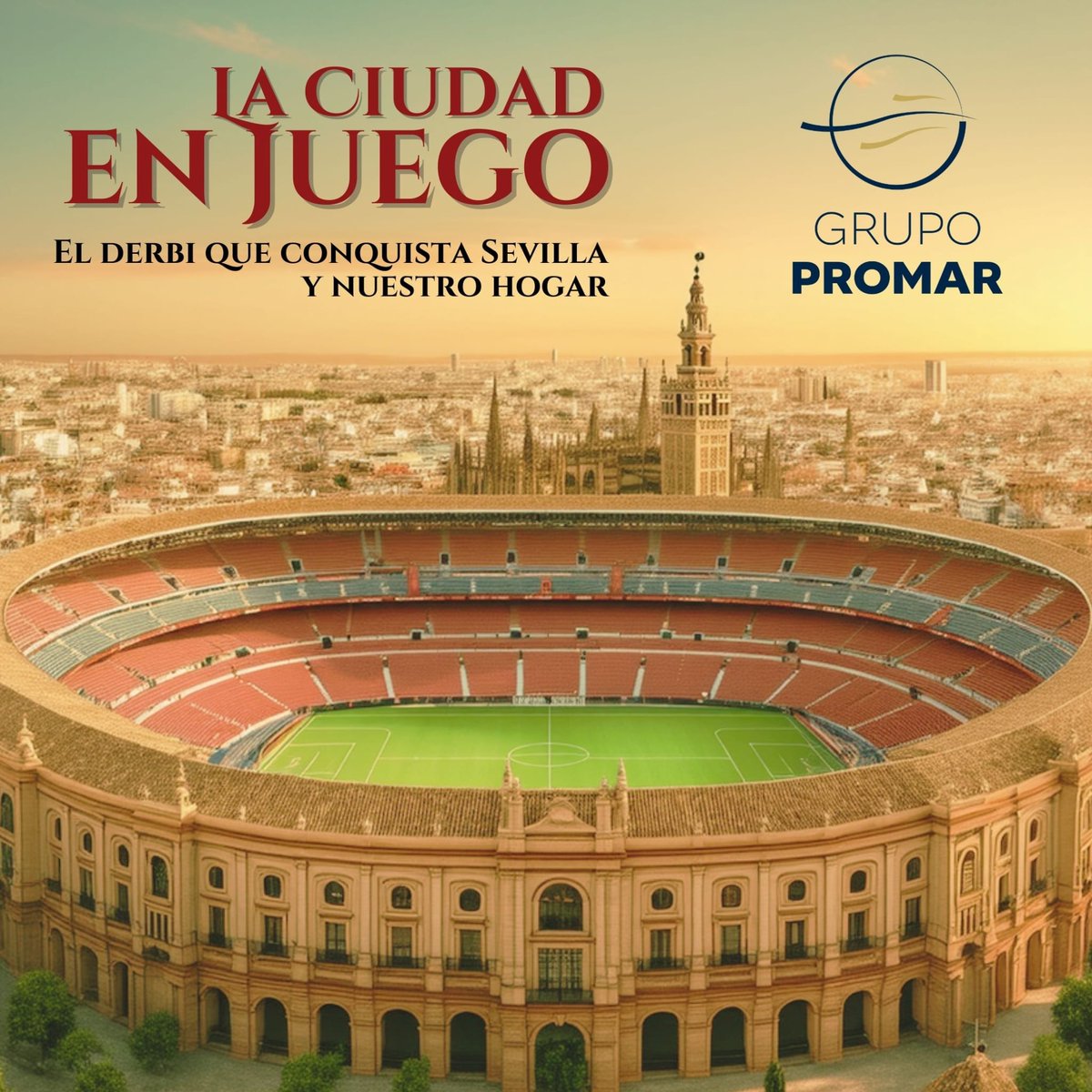 Este domingo... ¡Sevilla está en juego! ⚽ El derbi Real Betis - Sevilla FC es tradición futbolera, alegría y PASIÓN. Muchísima suerte al <a href="/RealBetis/">Real Betis Balompié 🌴💚</a>  y el <a href="/SevillaFC/">Sevilla Fútbol Club</a>  ♥ en esa importante cita para los futboleros.

¿Con cuál vas?

Grupo Promar,
La Alegría de Vivir