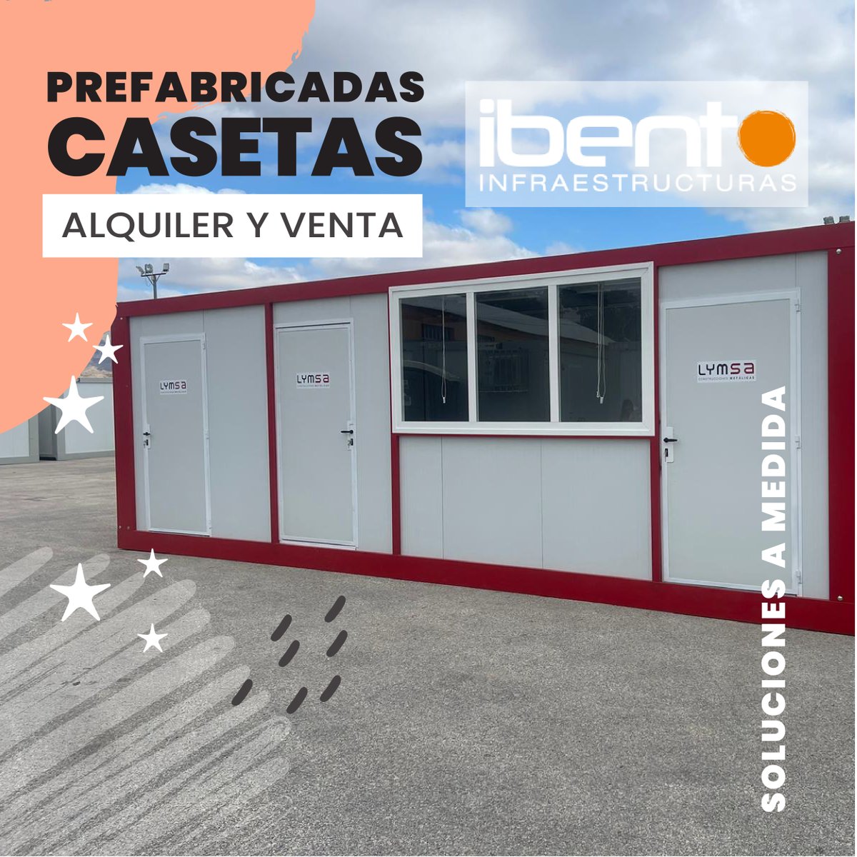 Ibento_IPE's tweet photo. ¿Buscas una solución rápida y funcional para ampliar tu espacio?
En #Ibento no solo alquilamos, también vendemos #CasetasPrefabricadas listas para adaptarse a todo tipo de usos: oficinas de obra, almacenes, vestuarios, puntos de control… 

info@ibentoinfraestructuras.es https://t.co/cY3qpABhr2