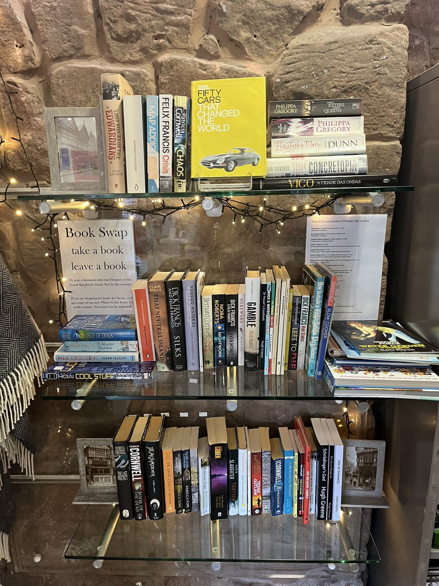 Chester Visitor Information Centre Shop (@chester01244) on Twitter photo Thank you Chester you are gorgeous ! We have raised £160.00 for the <a href="/HospiceGS/">Hospice of the Good Shepherd</a> with our Free book swap <a href="/VisitChester_/">Visit Chester</a> Thank you Chester you are gorgeous ! We have raised £160.00 for the <a href="/HospiceGS/">Hospice of the Good Shepherd</a> with our Free book swap <a href="/VisitChester_/">Visit Chester</a>