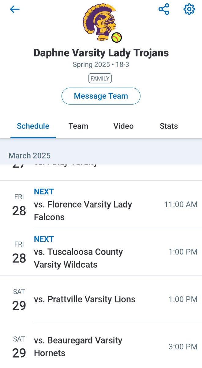 Karsyn Barnett (Uncommitted 2027) (@karsynbarnett) on Twitter photo My high school team is headed to Montgomery for the Alex Wilcox tourney. Below is our schedule! #LadyTrojans <a href="/BamaStateSB/">Alabama State Softball</a> <a href="/JoshBaxterNSR/">Josh Baxter</a> <a href="/SoftballDaphne1/">Daphne Softball</a> <a href="/LegacyLegendsS1/">Legacy & Legends Softball</a> <a href="/ExtraInningSB/">EXTRA INNING SOFTBALL</a> <a href="/FAMU_Softball/">Florida A&M Softball ๐ฅ</a> My high school team is headed to Montgomery for the Alex Wilcox tourney. Below is our schedule! #LadyTrojans <a href="/BamaStateSB/">Alabama State Softball</a> <a href="/JoshBaxterNSR/">Josh Baxter</a> <a href="/SoftballDaphne1/">Daphne Softball</a> <a href="/LegacyLegendsS1/">Legacy & Legends Softball</a> <a href="/ExtraInningSB/">EXTRA INNING SOFTBALL</a> <a href="/FAMU_Softball/">Florida A&M Softball ๐ฅ</a>