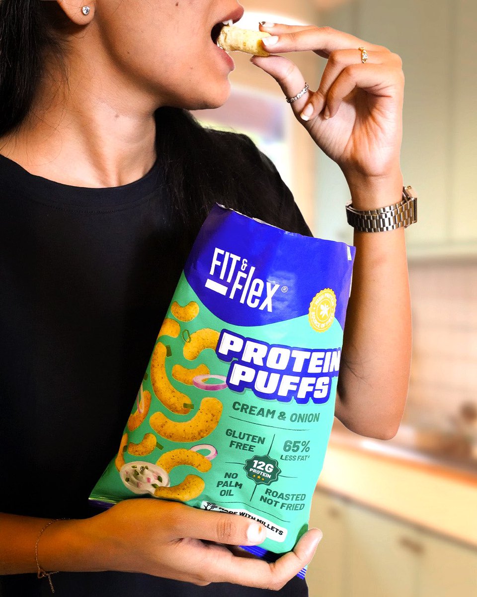 FitnFlexGranola's tweet image. Ek bite maarke toh dekho, crunch ka asli meaning samajh jayega!😉

#FitAndFlex #proteinpuffs #proteinsnacks #healthysnacks #highprotein #fitfood #snacksmart #guiltfreesnacking #crunchyprotein #snackright #fuelup #proteincrunch #poweredsnacks #healthyeating #cleansnacking