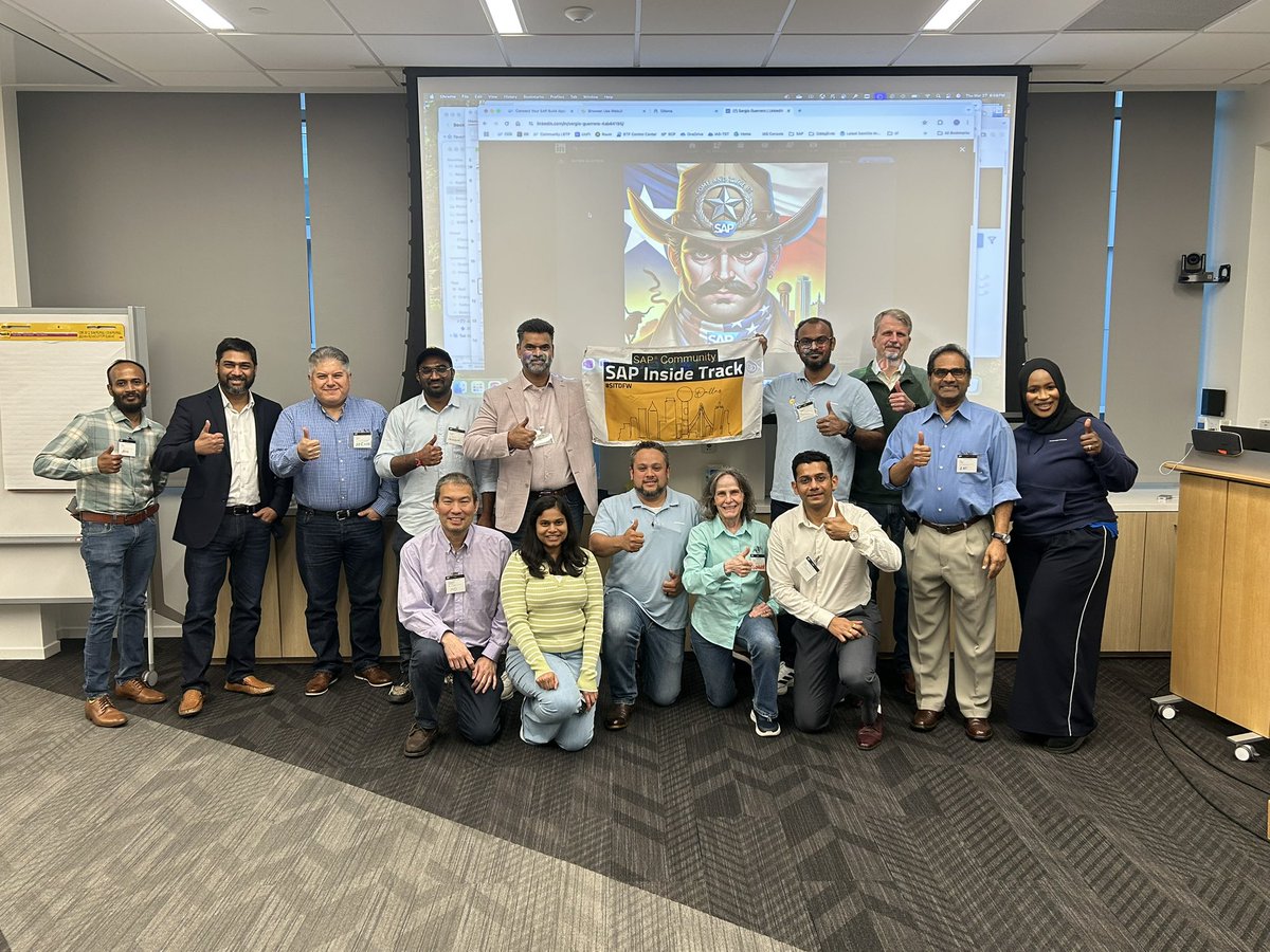 We had a great time yesterday at the #SAP inside track in Plano(Dallas) Tx #comeAndTakeIt #SAPCommunity