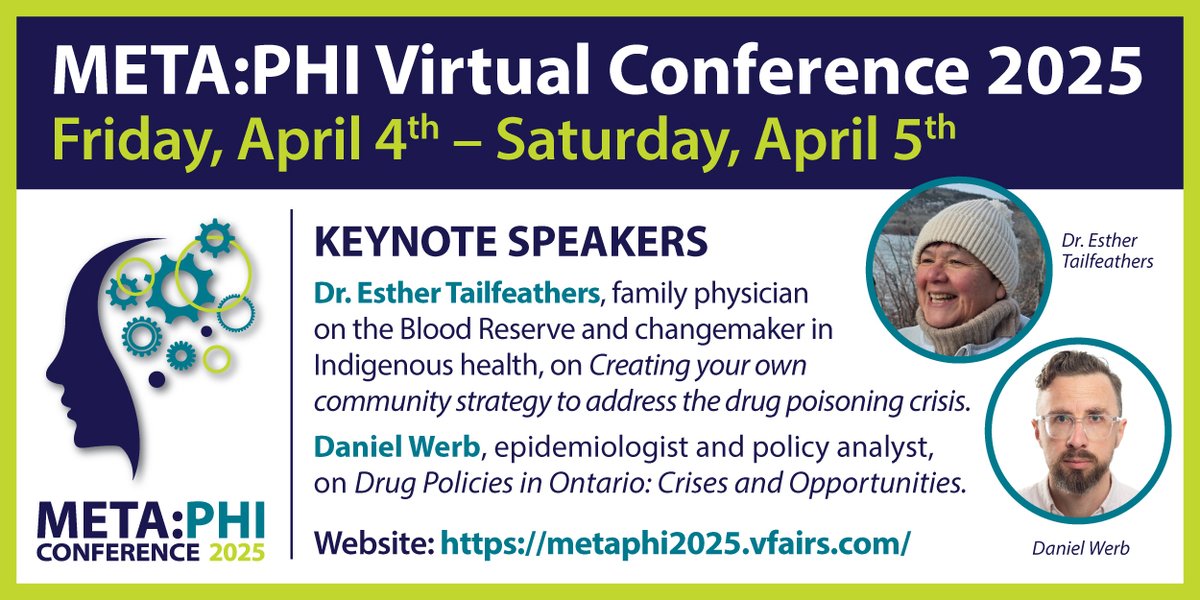 META:PHI (@metaphi_on) on Twitter photo One week away from META:PHI's 2025 Virtual Conference! For agenda and registration information visit metaphi2025.vfairs.com. <a href="/EstherTailfeat1/">Esther Tailfeathers</a> #metaphi25 #addictionmedicine One week away from META:PHI's 2025 Virtual Conference! For agenda and registration information visit metaphi2025.vfairs.com. <a href="/EstherTailfeat1/">Esther Tailfeathers</a> #metaphi25 #addictionmedicine