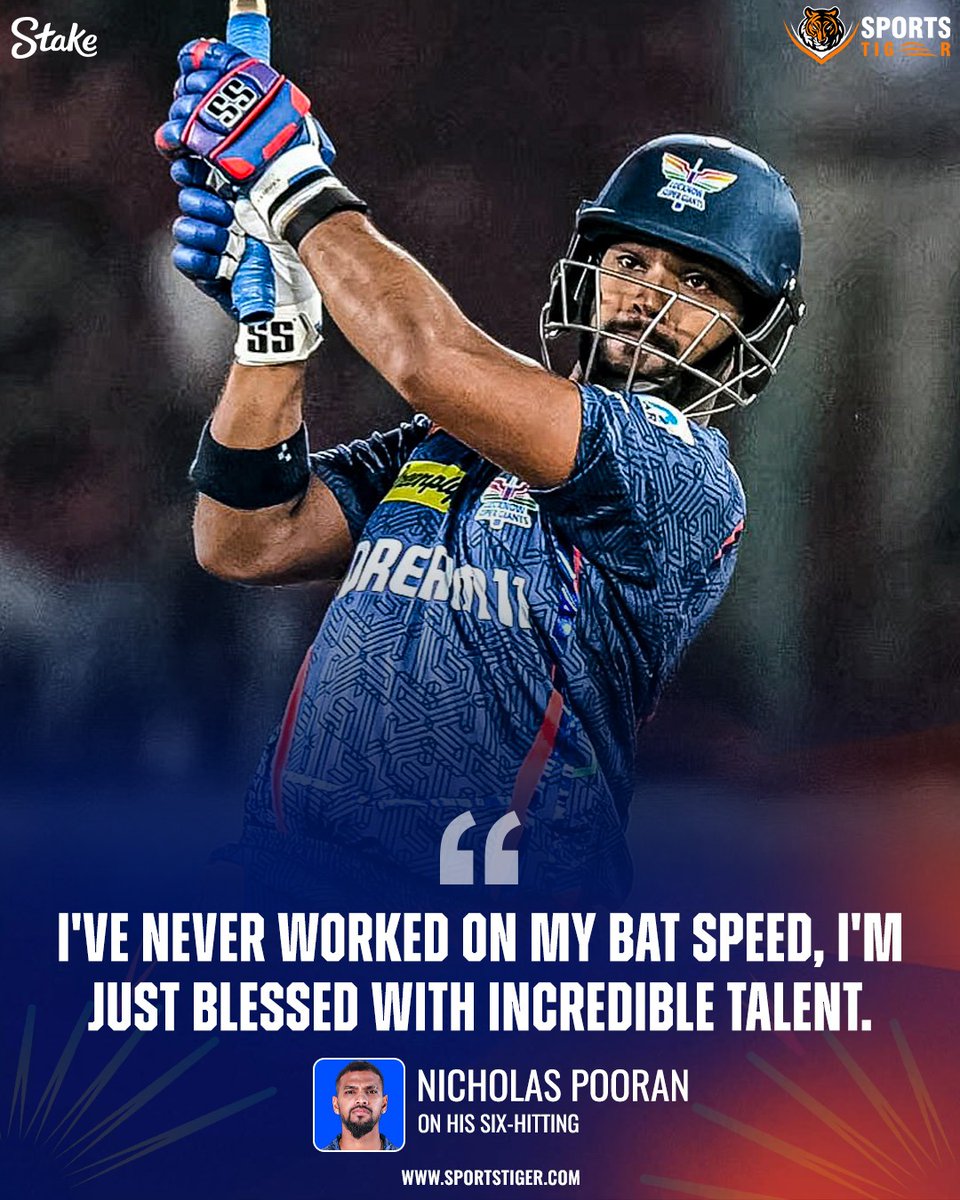 The_SportsTiger's tweet image. 💥 Nicholas Pooran Reveals the Secret Behind His Six-Hitting Power! 🔥

📷: IPL

#NicholasPooran #SixMachine #TATAIPL #PowerHitter #LSG #IPL2025