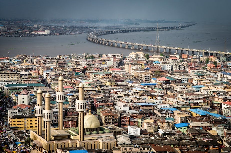 joinNISM's tweet photo. Lagos: The City That Won’t Stop Growing—Or Breaking.

From its humble beginnings as a fishing village &amp; the site of a pepper farm, Lagos has transformed into a sprawling, ungovernable behemoth.
👇🏻
https://t.co/UsvgBV4Jie https://t.co/NF6Z9WiI9h