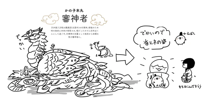 絵画の付喪神だけど大きすぎるので本丸では丸い省エネもちスタイルで転がっている。人の世界で過ごしていた時と会議に出る時は人型に化ける。
 #審神者の日だからみんなの審神者紹介しようぜ 