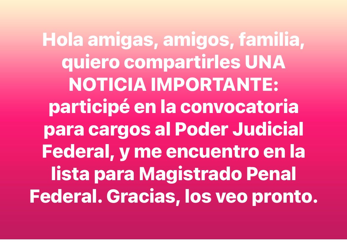 Alfre_8's tweet photo. #NoticiaImportante para amigas, amigos y familia. https://t.co/ESnYlGYYIO