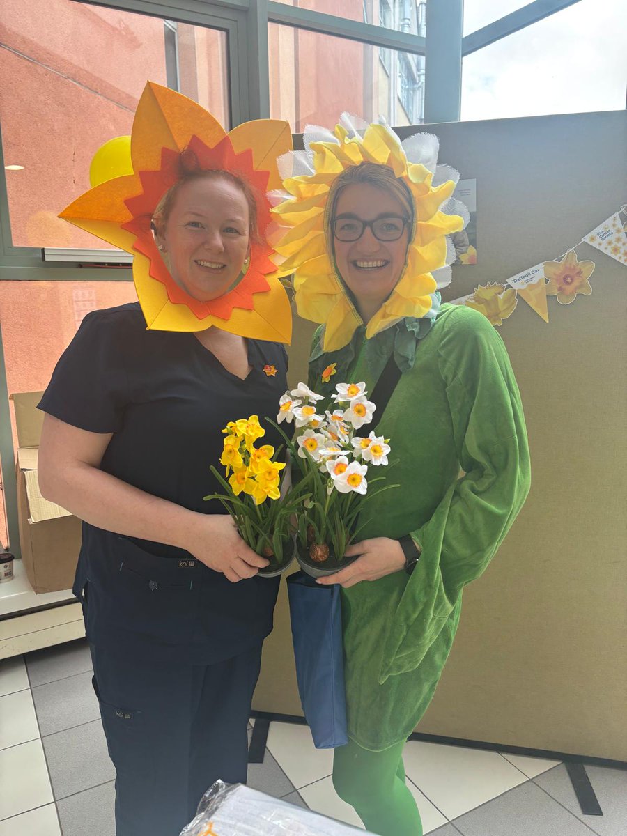 Róisín Comms (@commsroisin) on Twitter photo Look at these two perfect daffodils raising money for the <a href="/IrishCancerSoc/">Irish Cancer Society</a> in #NaasGeneralHospital today. Clinical Nurse Specialist <a href="/lorna_cosgrave/">lorna cosgrave</a> and Oncology Nurse Coordinator <a href="/Eilish_Duignan_/">Eilish</a> go above and beyond again and again Look at these two perfect daffodils raising money for the <a href="/IrishCancerSoc/">Irish Cancer Society</a> in #NaasGeneralHospital today. Clinical Nurse Specialist <a href="/lorna_cosgrave/">lorna cosgrave</a> and Oncology Nurse Coordinator <a href="/Eilish_Duignan_/">Eilish</a> go above and beyond again and again