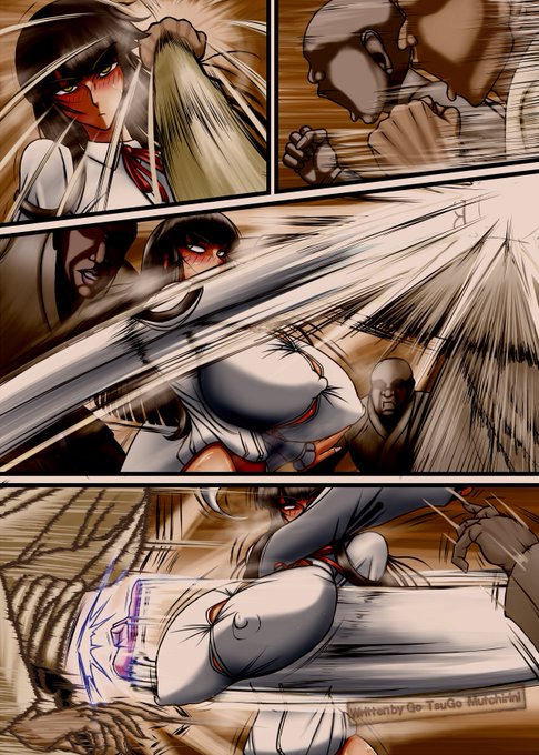 #上手いとか下手とかそういうのは関係なく自分が気に入っている絵

新作CG集より
沙夜の貴重な戦闘場面
いつしか、エロ要素そっちのけで
こういうアクション満載で
沙夜を活躍させた作品を描きたい!!
ヒロインは
強いから、エロい目に遭って欲しいんだ!! 