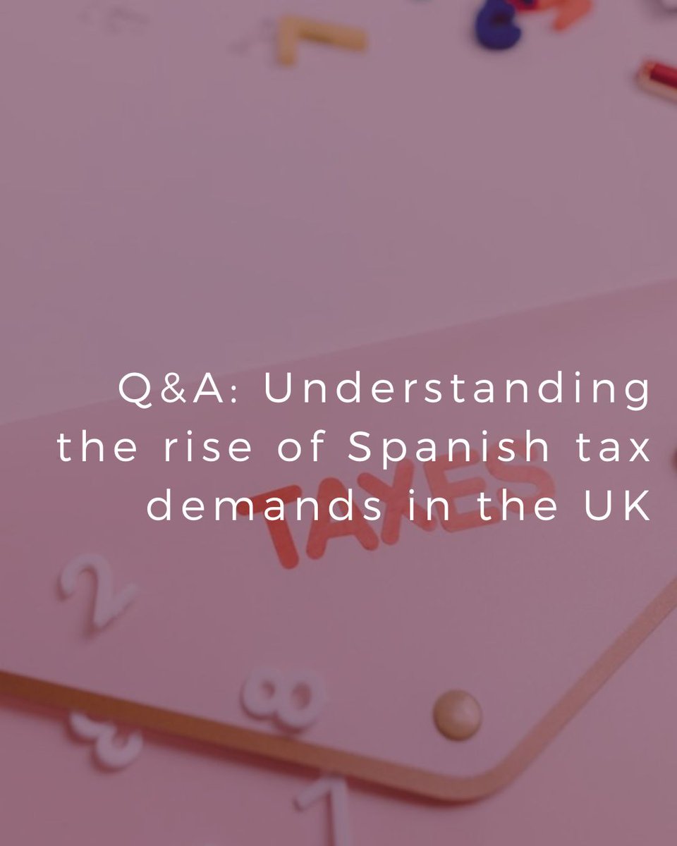 🔍 British taxpayers with outstanding Spanish tax obligations should proactively ensure compliance and mitigate risks.

 📌 Contact a legal expert for guidance. ⚖️

Read the full article, written by <a href="/FernandoDCanto/">Fernando Del Canto</a> here 
f.mtr.cool/sigrkpfmks

#TaxLaw #HMRC #SpainUK