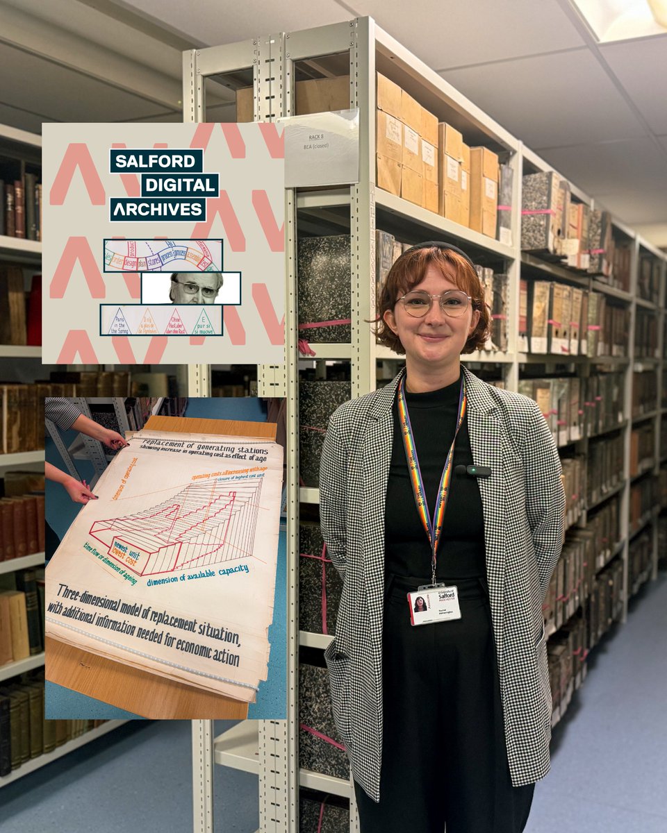We caught up with Rachel, a Manchester University master's student, who’s currently working with us in the archives to launch our Revans Collection for Action Learning on the Salford Digital Archives platform.

So, who was Revans? 🤔

✨ He met Einstein during his studies at