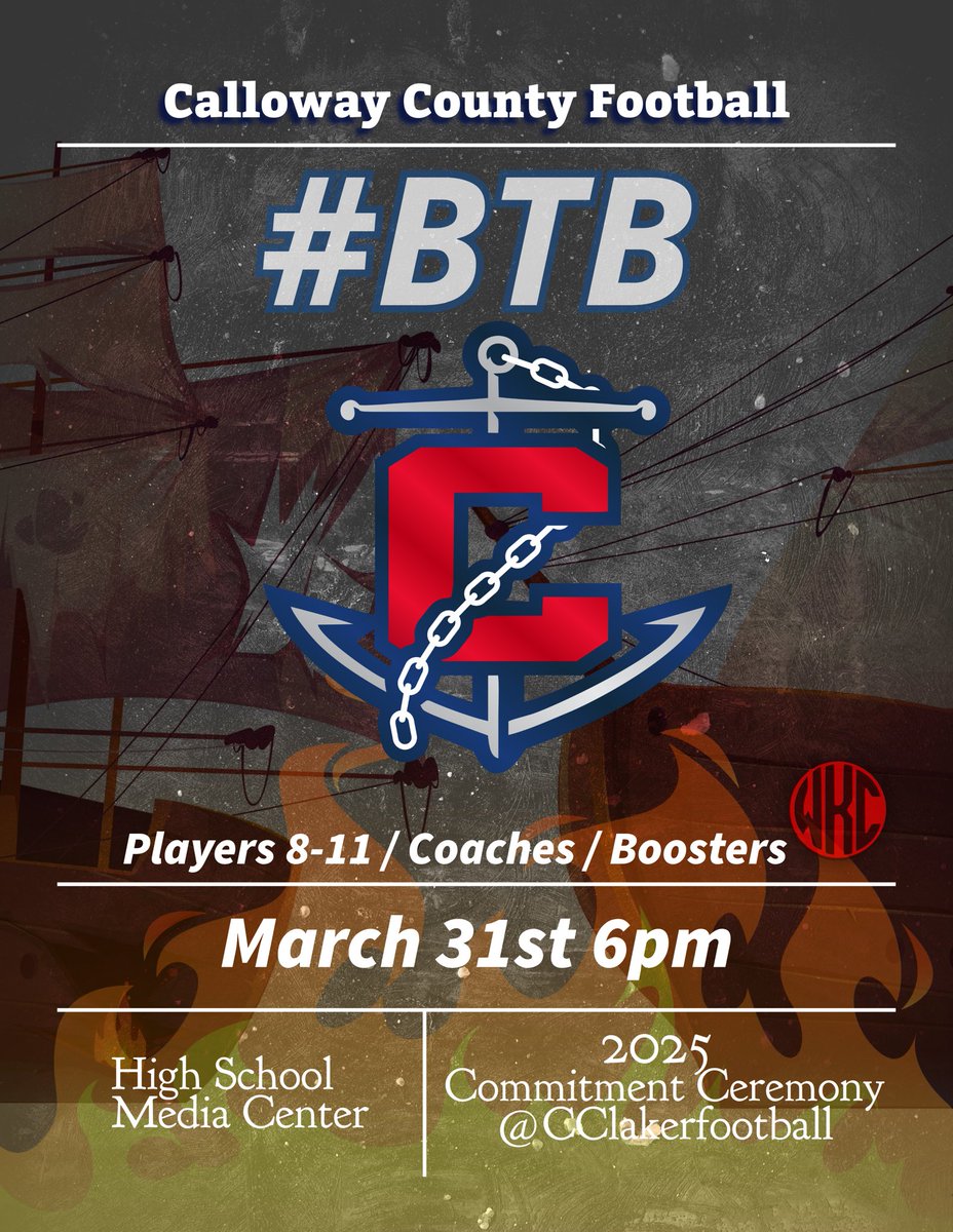 Calloway County Football (@cclakerfootball) on Twitter photo It is going to be exciting!!! Just might get a peek at the 2025 Helmet!!! Get off the 🚢 its time to go to work!!! #BTB #RiseUpGoGetIt <a href="/CchsTouchdown/">CCHS Football Touchdown Club</a> CYA Monday!! It is going to be exciting!!! Just might get a peek at the 2025 Helmet!!! Get off the 🚢 its time to go to work!!! #BTB #RiseUpGoGetIt <a href="/CchsTouchdown/">CCHS Football Touchdown Club</a> CYA Monday!!