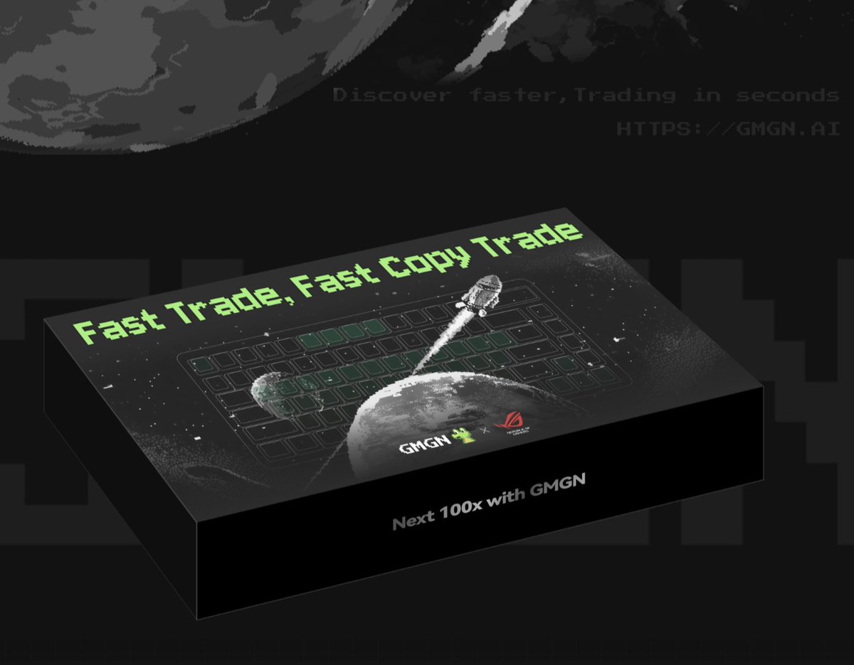 GMGN + ROG的定制键盘终于量产出货了。
我们通过各种活动免费送给用户。

转发这篇推文，并且写出你和GMGN的故事。
<a href="/haze0x/">Haze 𝓰𝓶𝓰𝓷𝓪𝓲</a> + <a href="/gmgnai/">GMGN.Ai (🌞,🌕) 100x MEME Hunter</a>   

我们会选出读的最有感觉的两位社区用户，送出键盘。
只要你在地球上，都给你包邮送到了。

感谢大家一直对GMGN的支持！