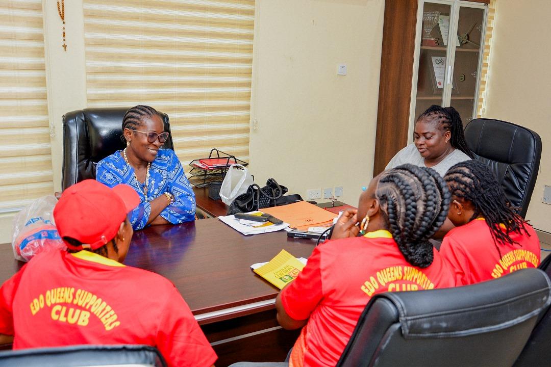 Proud to receive this prestigious award from the Edo Queens Supporters Club and deeply honored to be named their Matron. 

This recognition fuels my passion for sports development and women's empowerment. 

Thank you for the trust—let’s keep pushing Edo sports to greater heights!