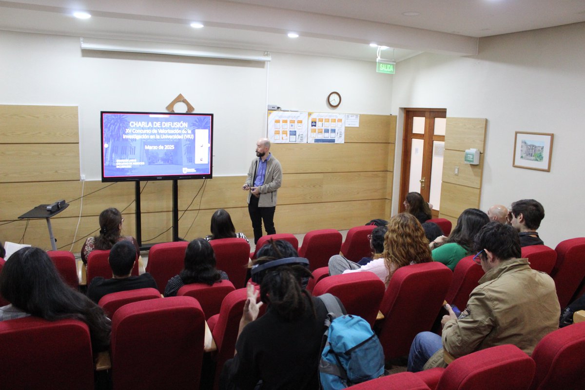 Ciencia 2030 UdeC (@ciencia2030udec) on Twitter photo Se realizó charla informativa sobre el #ConcursoVIU2025, organizada por #Ciencia2030UdeC. La convocatoria de <a href="/ANID_Chile/">Agencia Nacional de Investigación y Desarrollo</a> está abierta hasta el 23/04. 📢 Expuso Salvador Lagos de @incubaudec + alumnis Ambar Aballay y Pablo Castro, quienes compartieron sus experiencias. 🎓 Se realizó charla informativa sobre el #ConcursoVIU2025, organizada por #Ciencia2030UdeC. La convocatoria de <a href="/ANID_Chile/">Agencia Nacional de Investigación y Desarrollo</a> está abierta hasta el 23/04. 📢 Expuso Salvador Lagos de @incubaudec + alumnis Ambar Aballay y Pablo Castro, quienes compartieron sus experiencias. 🎓