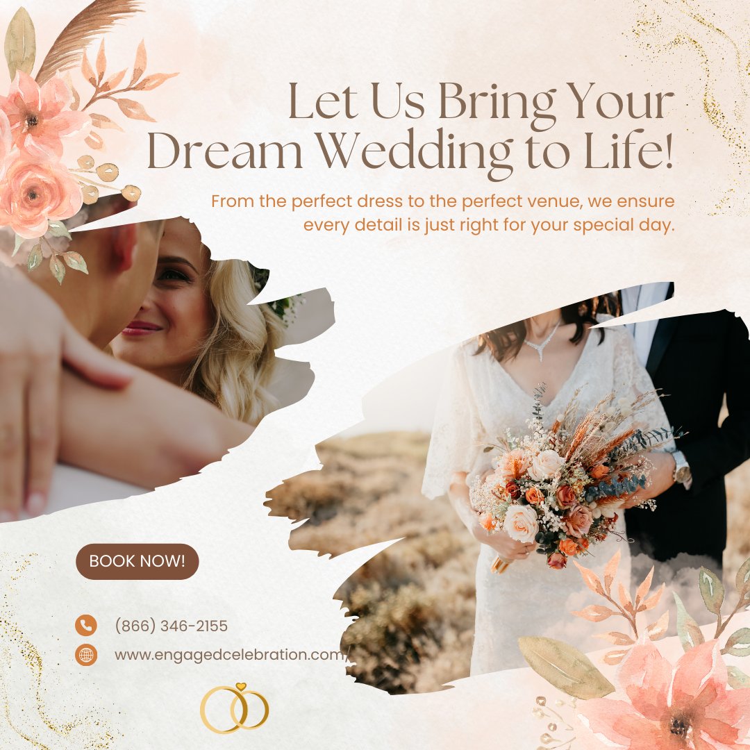 EngagedCeleb's tweet photo. Let Us Bring Your Dream Wedding to Life!
💍 You dream it, we make it happen! Let’s create the perfect wedding, stress-free. ✨ #DreamWedding #SayYes
🎀 From stunning décor to seamless planning, we take care of it all. Let’s start your wedding journey today! 💖 #WeddingBliss https://t.co/rMgQFBN1VH