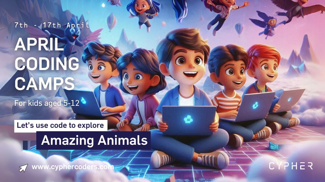 cyphercoders's tweet image. 🐘 Our theme this April is Amazing Animals, kids will embark on an exciting and educational experience and have the opportunity to code animal-themed illustrations, animations and games on Micro:bits, Scratch, CoSpaces and p5.js (JavaScript).

Go to cyphercoders.com/april-london-c…