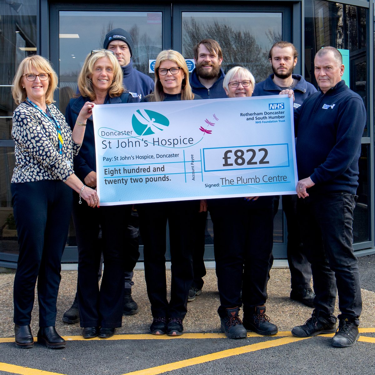 St Johns Hospice Doncaster (@stjohnshospice1) on Twitter photo Plumb Centre Doncaster Raises £822 for St John’s Hospice!
Huge thanks to Wendy Varley, her colleagues, customers & suppliers for raising £822 in memory of Mandy Turner.
“This is our way of giving back for the amazing care our family received,” said Wendy.
<a href="/yourheartsminds/">Your Hearts and Minds</a> Plumb Centre Doncaster Raises £822 for St John’s Hospice!
Huge thanks to Wendy Varley, her colleagues, customers & suppliers for raising £822 in memory of Mandy Turner.
“This is our way of giving back for the amazing care our family received,” said Wendy.
<a href="/yourheartsminds/">Your Hearts and Minds</a>