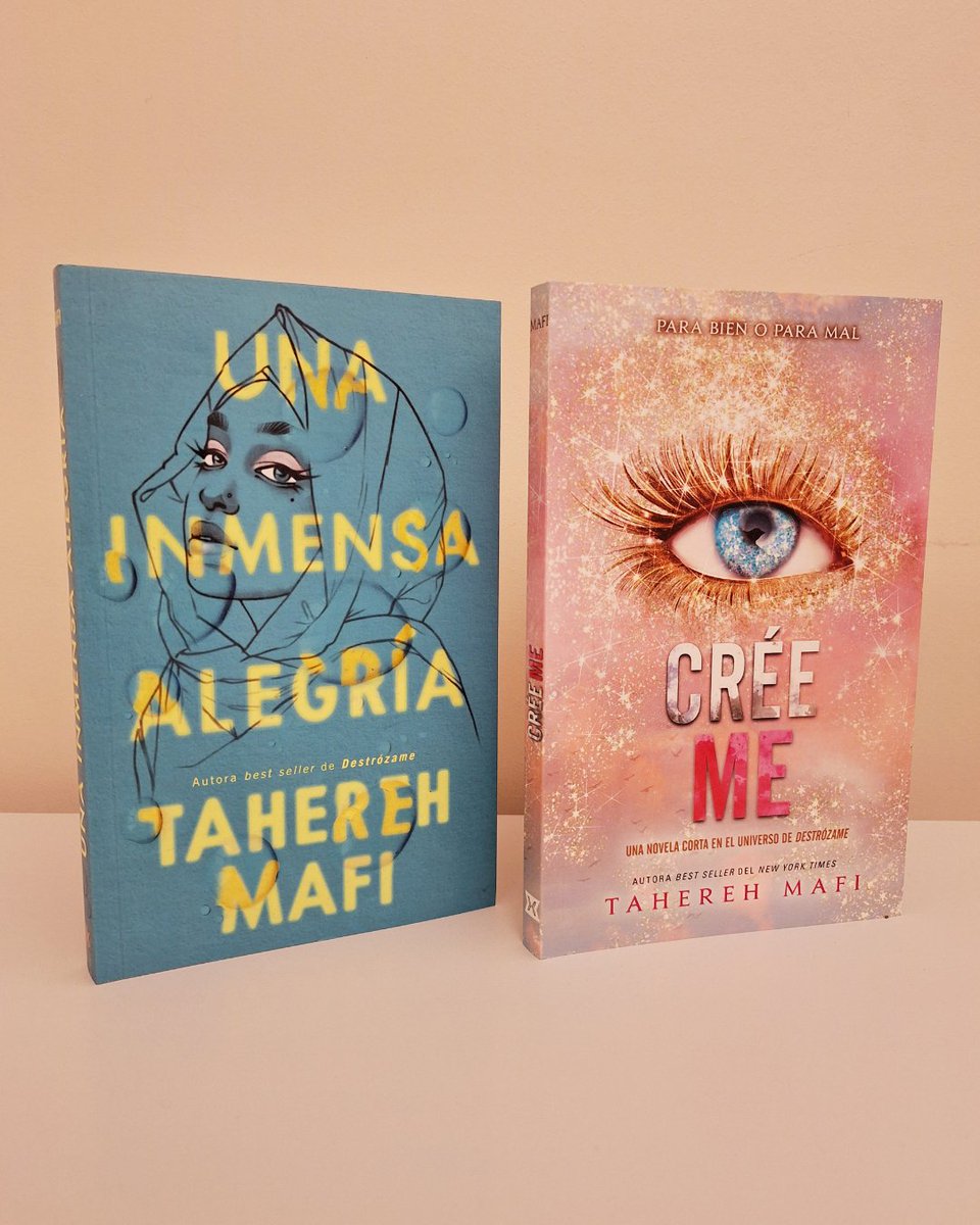 Puck España (@puck_ed) on Twitter photo ¡En abril llegan dos nuevas novelas de Tahereh Mafi!📖
💧1 DE ABRIL: #UnaInmensaAlegría (con traducción de <a href="/AliBo94/">Ali @alibo94.bsky.social</a>)
🔥8 DE ABRIL: #Créeme (con traducción de <a href="/Xavier__Beltran/">Xavier Beltrán</a>)
¿Hay ganas de seguir leyendo a esta gran autora?😍 ¡En abril llegan dos nuevas novelas de Tahereh Mafi!📖
💧1 DE ABRIL: #UnaInmensaAlegría (con traducción de <a href="/AliBo94/">Ali @alibo94.bsky.social</a>)
🔥8 DE ABRIL: #Créeme (con traducción de <a href="/Xavier__Beltran/">Xavier Beltrán</a>)
¿Hay ganas de seguir leyendo a esta gran autora?😍