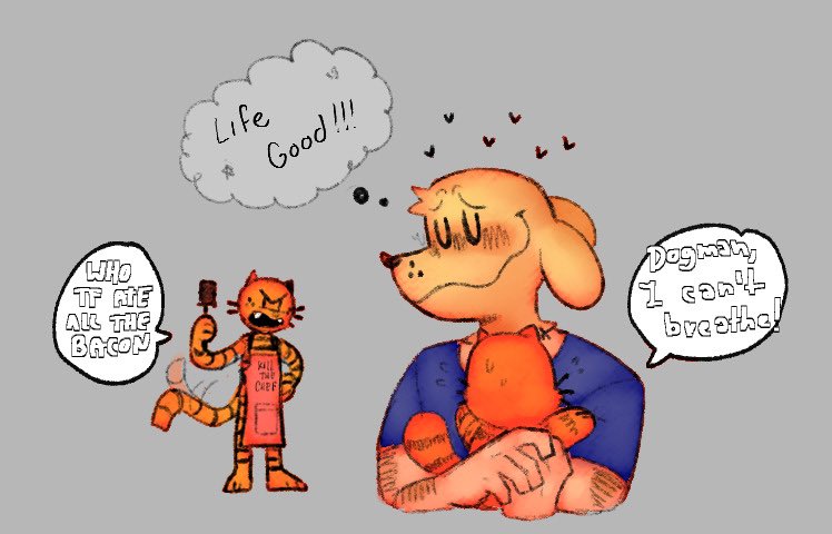Dog Man’s priorities for a happy life

#dogman #Peteythecat #dogmanxpetey #detey