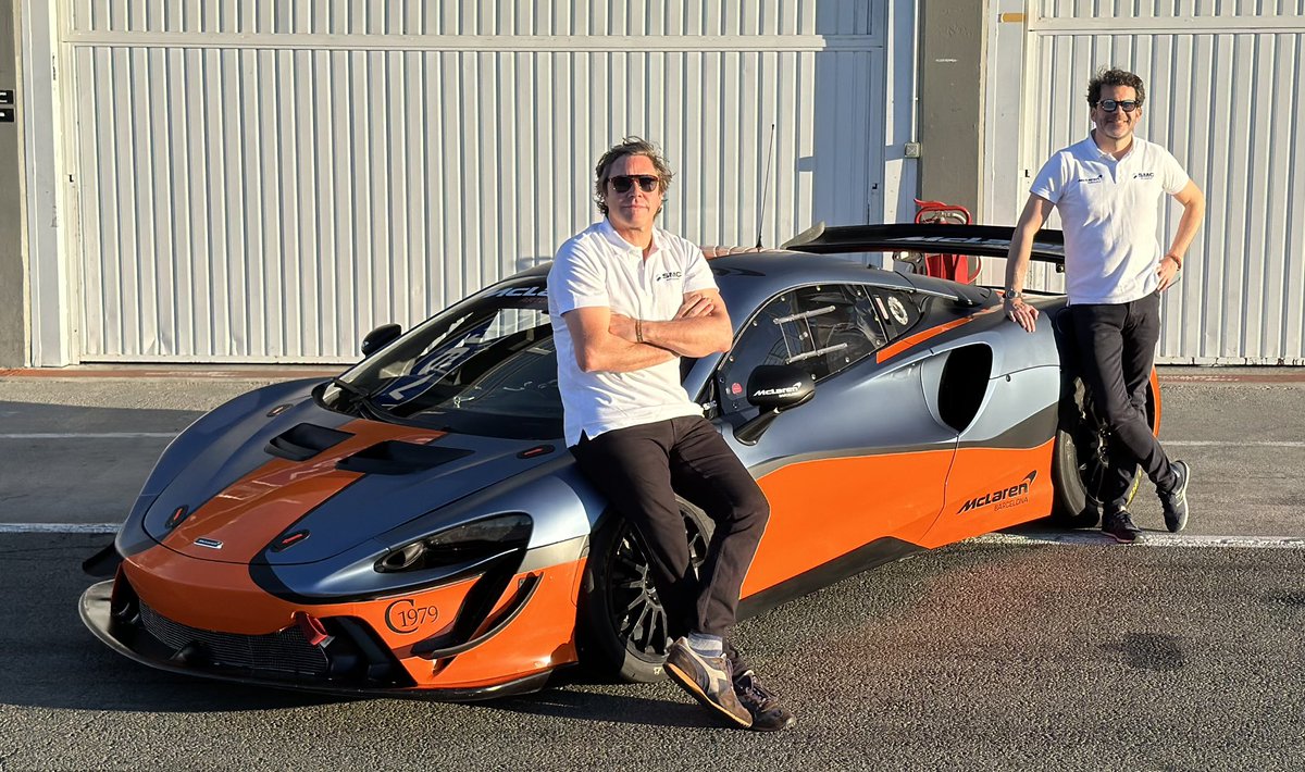 GonzalodeAndres's tweet photo. Álvaro Lobera y Gonzalo de Andrés con un McLaren Artura GT4 en el Iberian Supercars 2025!
 
@McLarenBCN @SmcMotorsport https://t.co/OLPmeI2vSu