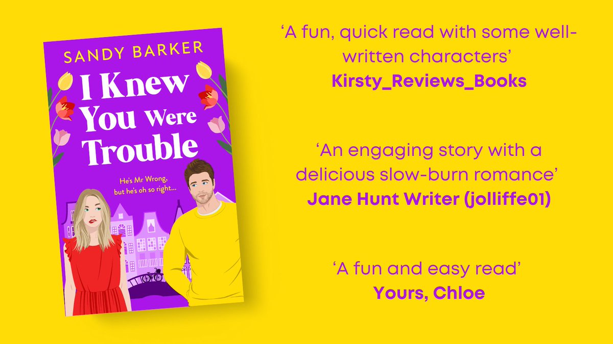 Boldwood Books (@boldwoodbooks) on Twitter photo Thank you to <a href="/KirstyReviews/">📚Kirsty - Book Reviewer/Book Blogger📚</a>, <a href="/yourschloex/">Chloe📚</a> and <a href="/Jolliffe03/">Jane Hunt Writer</a> for their recent reviews on the #IKnewYouWereTrouble by Sandy Barker #blogtour
Buy now ➡️ mybook.to/KnewYouWereTro… Thank you to <a href="/KirstyReviews/">📚Kirsty - Book Reviewer/Book Blogger📚</a>, <a href="/yourschloex/">Chloe📚</a> and <a href="/Jolliffe03/">Jane Hunt Writer</a> for their recent reviews on the #IKnewYouWereTrouble by Sandy Barker #blogtour
Buy now ➡️ mybook.to/KnewYouWereTro…